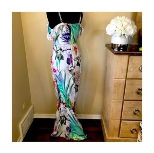 ASOS Floral Maxi Evening Dress Worn once!
